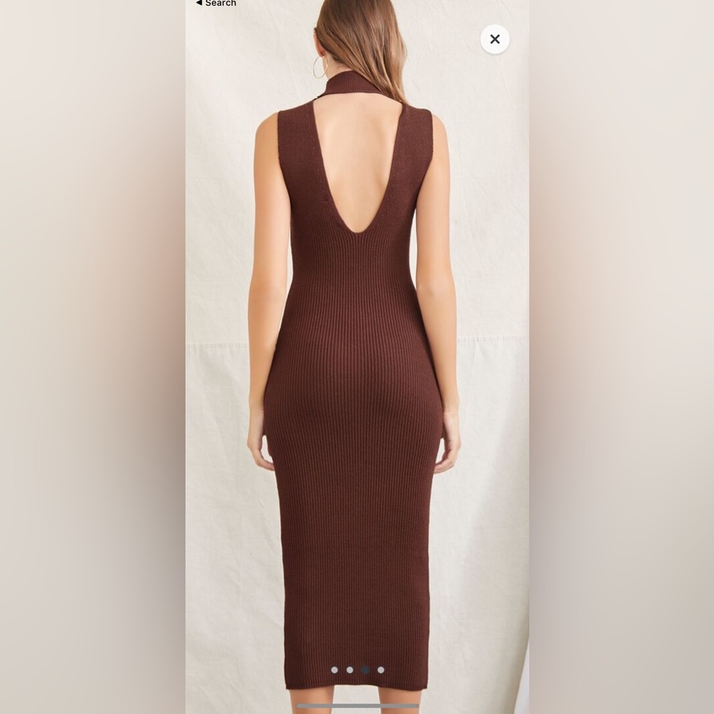 Mock Neck Sweater Dress